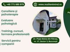 Resilient Mind Center - Clinica Psihologie Bucuresti